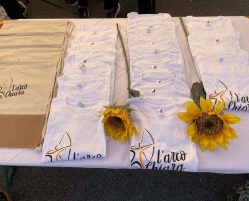 "L'Arco di Chiara": Maglietta Ufficiale e Sacca Zainetto 15 maglietta borsa arco di chiara 2